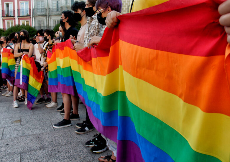 El colectivo LGTBI+ de Burgos sale a la calle a exigir que no se dé ni un paso atrás en derechos humanos